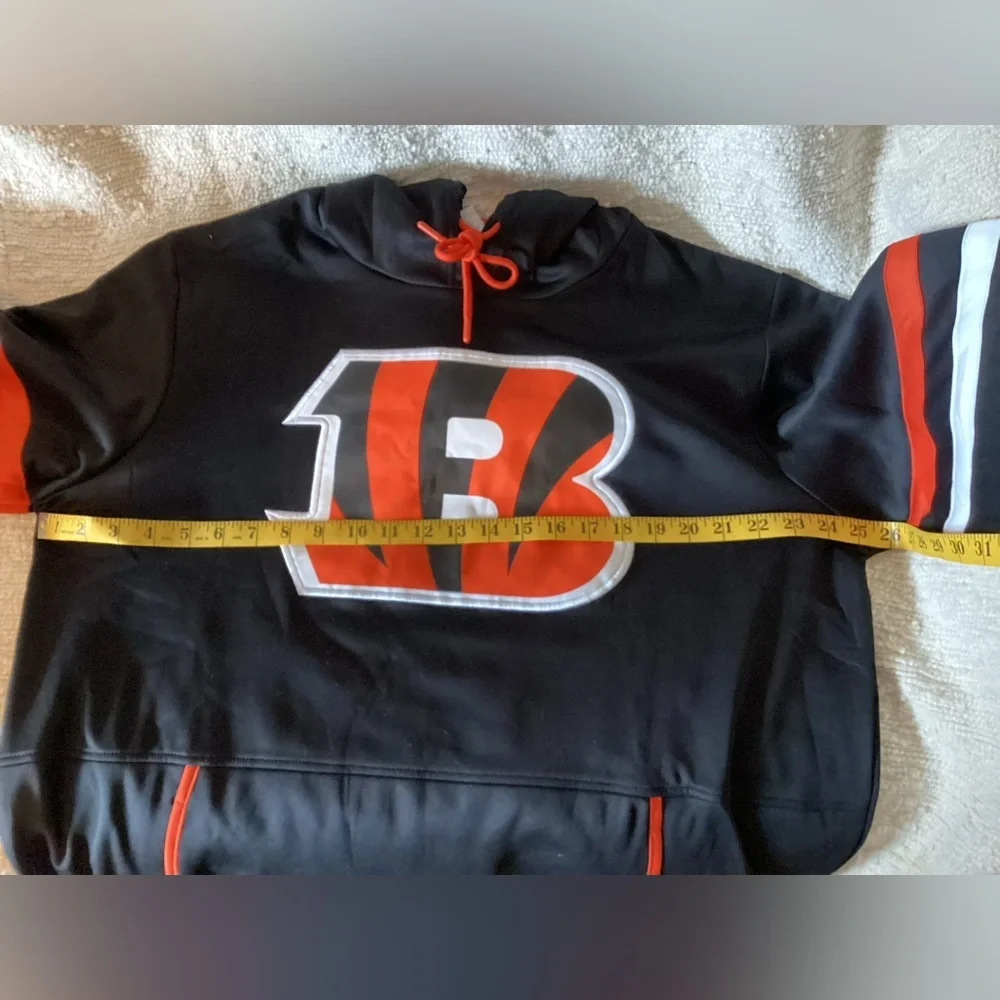 NEW NFL Men's Cincinnati Bengals Hooded Sweatshirt Size XL